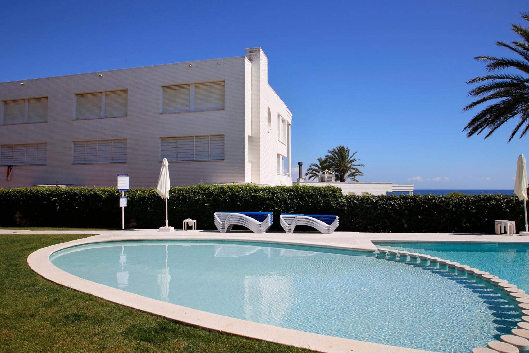At014 A Pocos Metros De La Playa, Equipamiento Completo, Piscina Comunitaria Villa Torredembarra Dış mekan fotoğraf