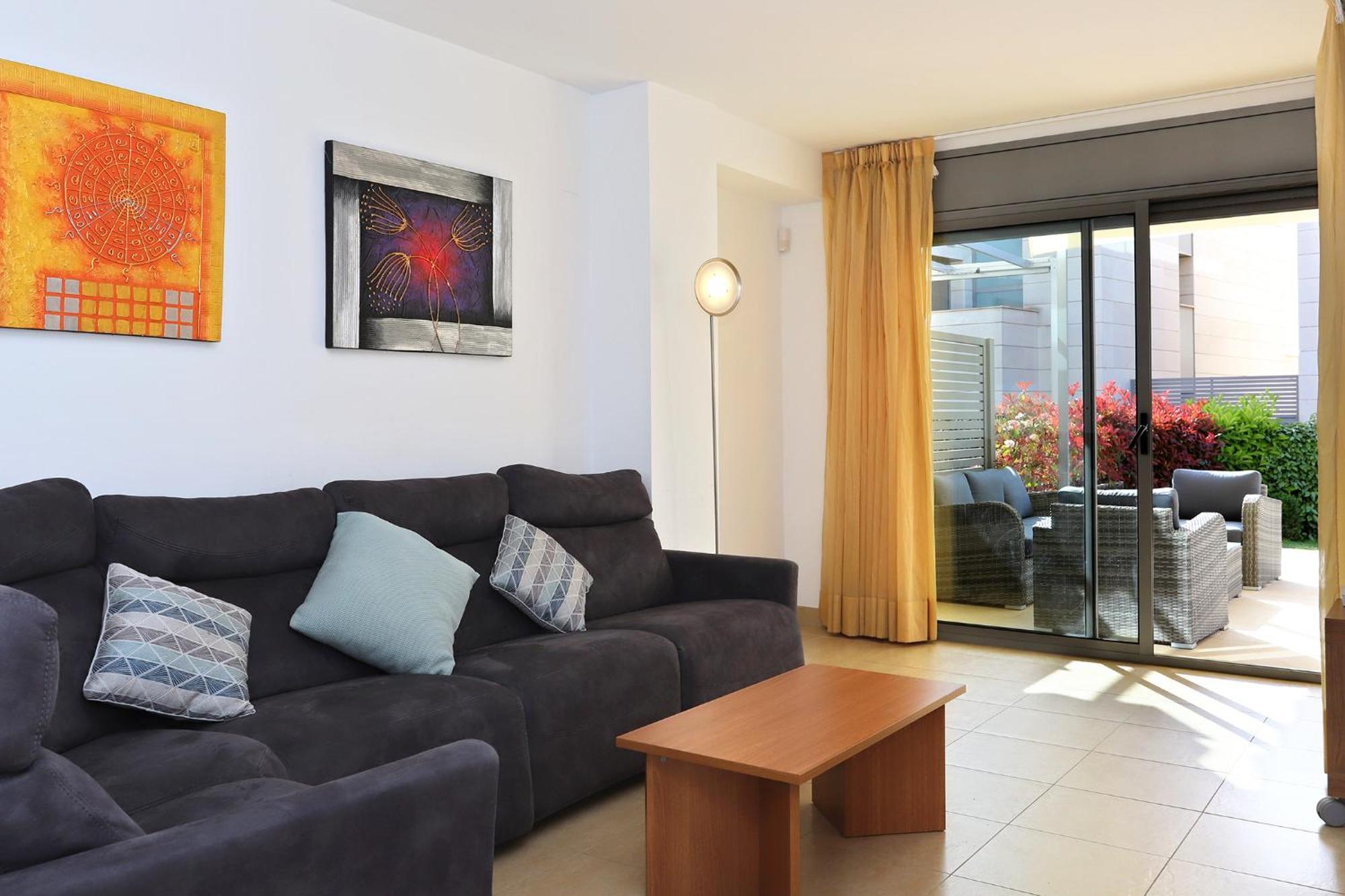At014 A Pocos Metros De La Playa, Equipamiento Completo, Piscina Comunitaria Villa Torredembarra Dış mekan fotoğraf