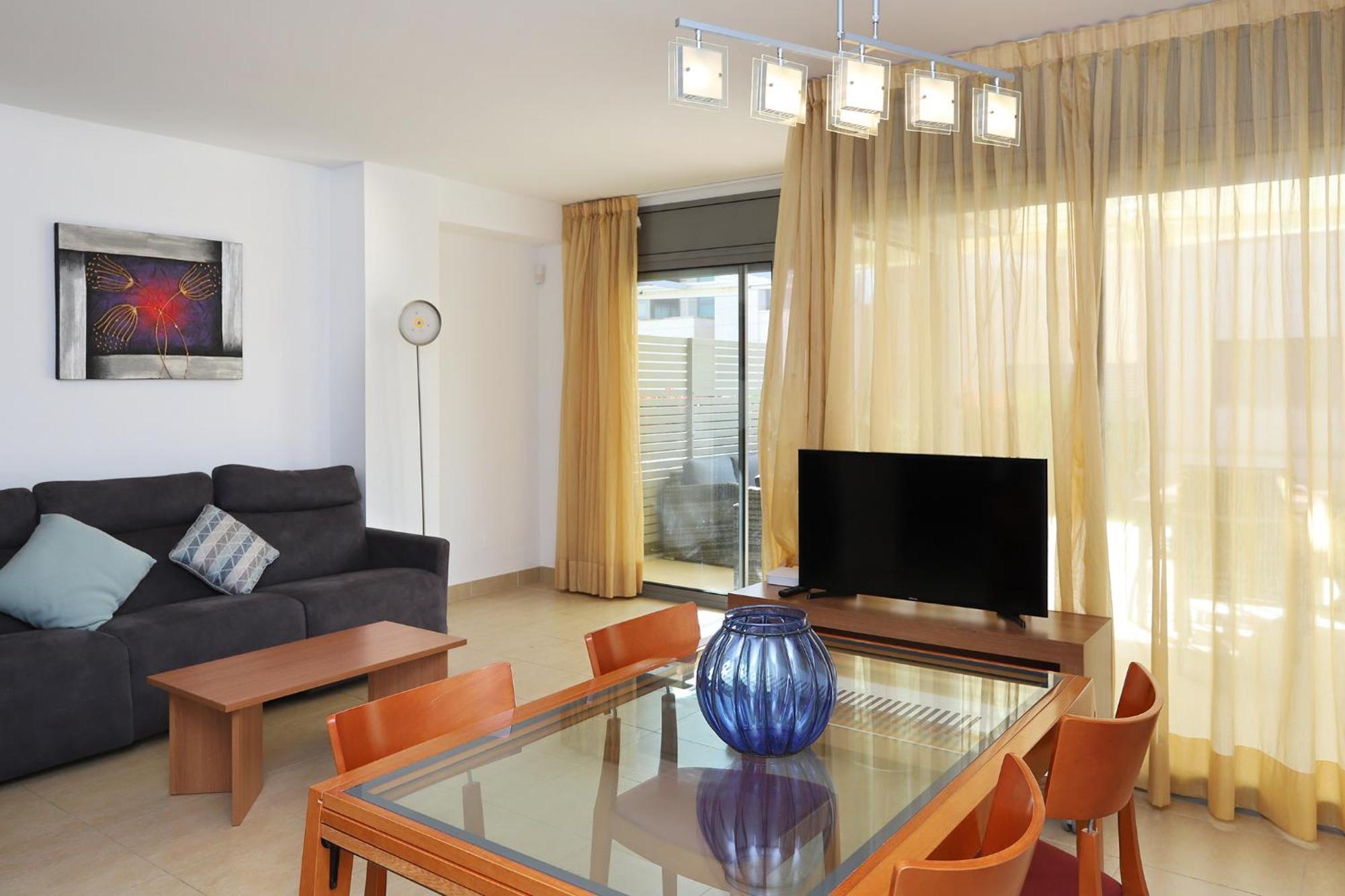 At014 A Pocos Metros De La Playa, Equipamiento Completo, Piscina Comunitaria Villa Torredembarra Dış mekan fotoğraf